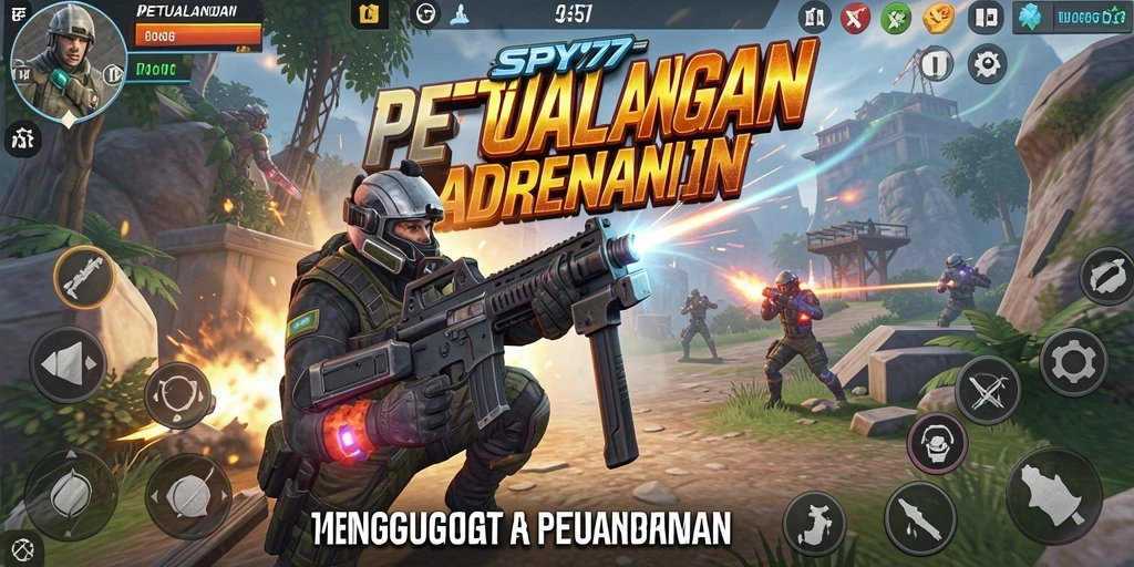 Tampilan antarmuka menarik dalam SPY77 yang menggugah rasa petualangan.
